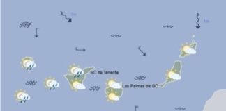 Nubes en las islas occidentales y algunas lluvias al norte de Canarias este martes