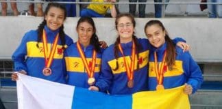 Lucía Curbelo Barroso, novena en triple saldo en el Campeonato de España Sub-16 en Avilés (Asturias)