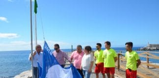 Playa de Santiago ya tiene izada su Bandera Azul Europea por octavo año consecutivo