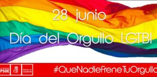 El PSOE de La Gomera expresa su compromiso con la actividad del movimiento LGTBI en el 28 de junio