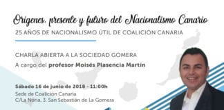 Coalición Canaria de La Gomera conmemora sus 25 años con una charla abierta al público