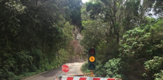 La carretera de El Rejo permanecerá cortada unas horas este martes