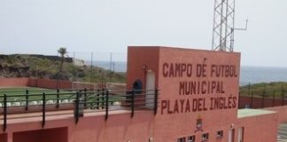 Inician los trabajos de acondicionamiento y mejora del recinto de juego del Campo de Fútbol Playa del Inglés