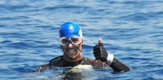 “Quiero ser el primer nadador en unir las islas de La Gomera y La Palma”