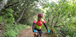 El gomero Emilio Morales este sábado en la ‘Titan de La Mancha BTT’ de 111,9 kms