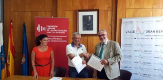 Valle Gran Rey firma un convenio de colaboración para la formación en el sector de la construcción
