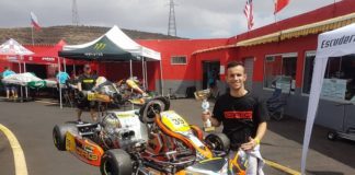 El Gomero Rayco Sánchez sube a cajón en la 2ª cita del Campeonato Karting Tenerife 2030