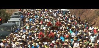 Multitudinaria participación en la ‘Bajada de la Virgen de El Paso’ en Alajeró