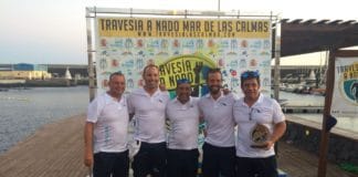 El Club de Natación La Collera en la Travesía del Mar de Las Calmas 2018