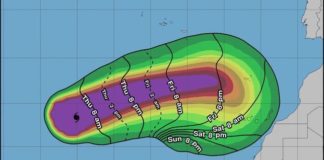 Los modelos meteorológicos vuelven a situar a Canarias en la trayectoria del huracán Leslie