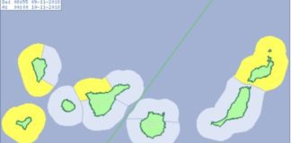 La AEMET activa la alerta amarilla por fenómenos costeros adversos en La Palma, El Hierro, Tenerife y Lanzarote