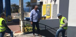 El Cabildo elimina barreras arquitectónicas en varios tramos del acceso a Valle Gran Rey