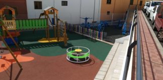 Concluyen los trabajos de remodelación del parque infantil de La Lomada en San Sebastián