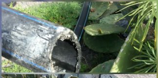 Nuevo sabotaje en el suministro de agua potable en las zonas comprendidas entre el Centro de Salud y El Caidero