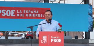 Manuel Ramón Plasencia Barroso, cabeza de lista del PSOE al Parlamento por La Gomera
