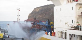 La Armada Española organiza un ejercicio de seguridad marítima en La Gomera