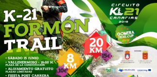 Vallehermoso celebrará el I Trail ‘K-21 Formón Trail’ el 15 de junio
