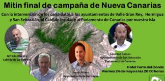 Alfredo Herrera, Libertad Ramos y Jacob Piñero clausuran la campaña de Nueva Canarias en La Gomera