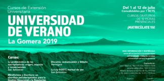 La Universidad de Verano de La Gomera inicia sus cursos este martes