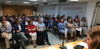 Clavijo asume la Presidencia de CC en el Parlamento de Canarias Imagen de archivo de un Consejo Político de coalición Canaria