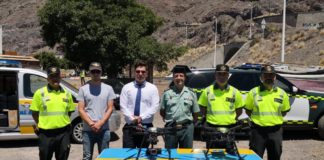 Los drones de la DGT controlan ya desde el aire las infracciones de tráfico en Canarias