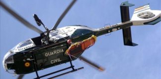 La Guardia Civil rescata a un senderista atrapado en el enriscado Barranco de Argaga en La Gomera