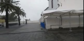 El fuerte viento obliga a suspender la Muestra de Artesanía de Chipude