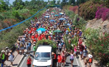 Playa de Santiago con la llegada de San Roque celebra el fin de semana grande de las fiestas