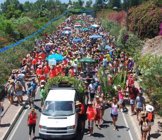 Playa de Santiago con la llegada de San Roque celebra el fin de semana grande de las fiestas