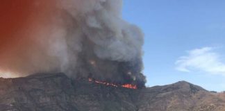 Evacúan varios barrios de Tejeda debido al nuevo incendio en Gran Canaria