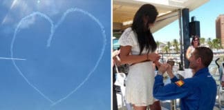 La sorpresa del comandante Marín a su novia en 2016