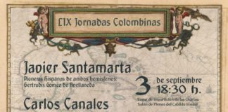 Javier Santamarta y Carlos Canales inauguran el Ciclo de Conferencias de las Jornadas Colombinas este martes
