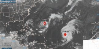 Canarias escapa de la trayectoria estimada del «potente huracán Lorenzo», de categoría 4 y fortaleciéndose en el Atlántico