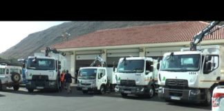 La Gomera presenta los nuevos vehículos para la optimización del servicio insular de recogida selectiva