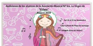 Actos musicales con motivo de la celebración del Día de Santa Cecilia en el término municipal de Alajeró