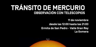 La Gomera será epicentro de la observación del tránsito de Mercurio