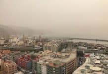 Intensa calima y ascenso de las temperaturas este domingo en Canarias