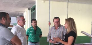 La Directora General de Centros, Infraestructura y Promoción Educativa visita las obras del ascensor del CEO Santiago Apóstol