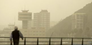 Calima y aumento de las temperaturas este domingo en Canarias