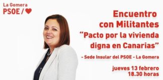 El PSOE de la Gomera debate este jueves sobre la vivienda digna en Canarias