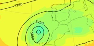 La llegada de una DANA este fin de semana no traera lluvias sino mucha calima y fuertes vientos a Canarias