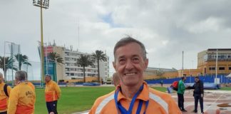 El Master-veterano Ignacio Darias Castilla regresa de los Campeonatos de Pista Invierno y Pruebas Combinadas, con 3 oros