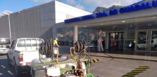 El Ayuntamiento de San Sebastián utiliza 500 litros de desinfectante en la primera semana de trabajo