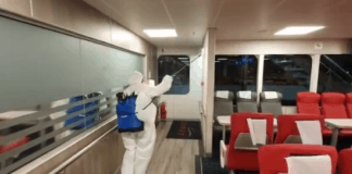 Naviera Armas cumple un exigente protocolo de higiene y desinfección en todos sus buques