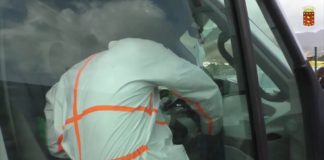 El Cabildo activa un sistema de desinfección de los vehículos que llegan por barco a La Gomera