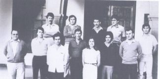 La UGT de La Gomera en recuerdo a Juan Pedro García Rivero (qepd) Juan Pedro García, primero por la izquierda de la imagen en su época como concejal del Ayuntamiento de San Sebastián de La Gomera en 1983