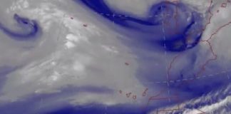 Llega a las Islas un frente con viento, nubes y lluvias este viernes a Canarias