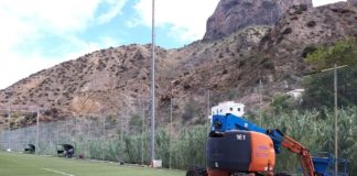 Vallehermoso estrenará en breve nuevo vallado en el campo de Las Manchas