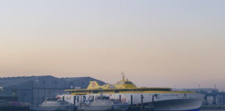 El nuevo fast ferry de Fred. Olsen Express ultima sus pruebas finales con vistas a su estreno este verano