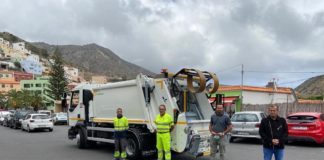 Vallehermoso moderniza su flota con un nuevo recolector de residuos